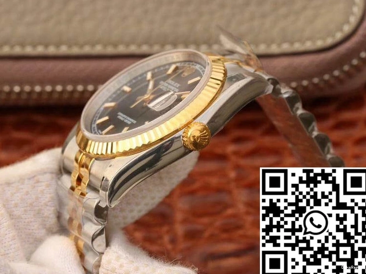 Datejust Factory 36mm AR Rolex Black Dial 126233 1101